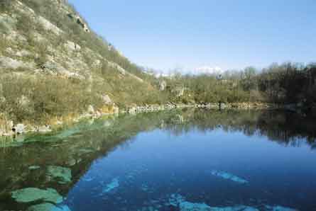 Riserva naturale di Cornino: il laghetto