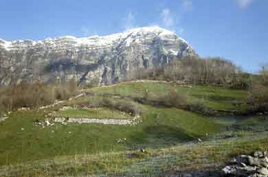 Val della Borgna a nord dell'altipiano