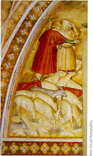 La Natività (particolare) sec. XIV